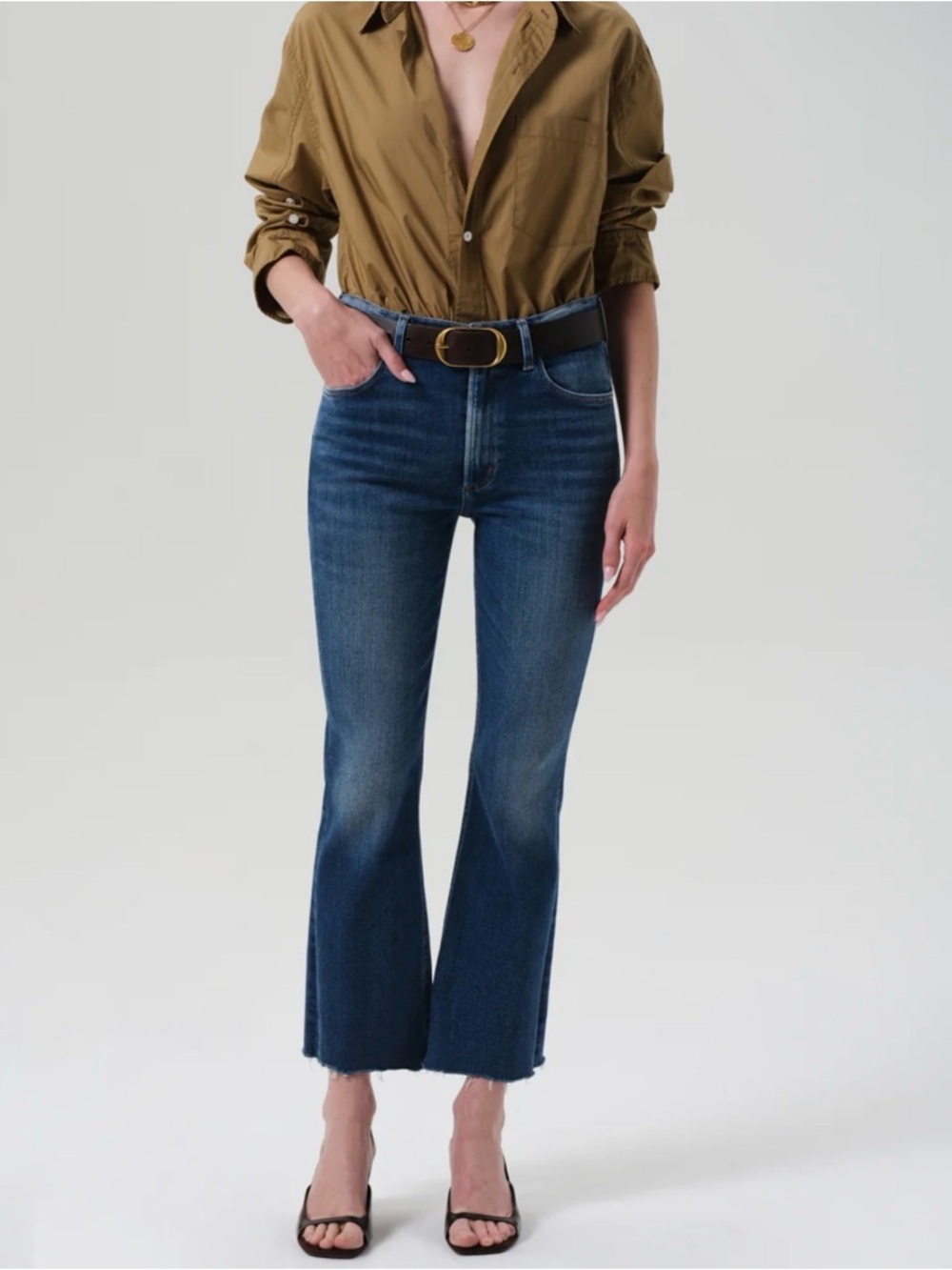 ISOlA Mid Rise Cropped Boot
In Ambra size 27